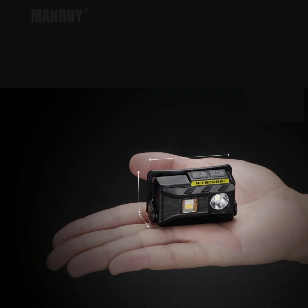 Налобный фонарь Nitecore NU25 перезаряжаемый 360LMs 3 светодиода выходной светильник