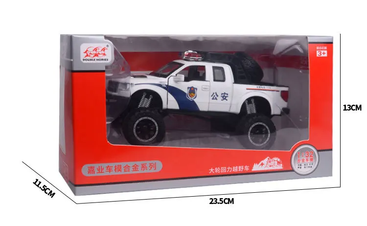1:32 модель автомобиля Ford F150 с высокой имитацией большое колесо для внедорожников