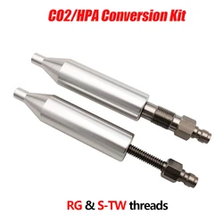 Pneumatic HPA Converters CO2 HPA Conversion Kit,S-TW and RG Threaded Airsoft, BB, and Pellet Gun CO2,Replacing 12g Cylinder