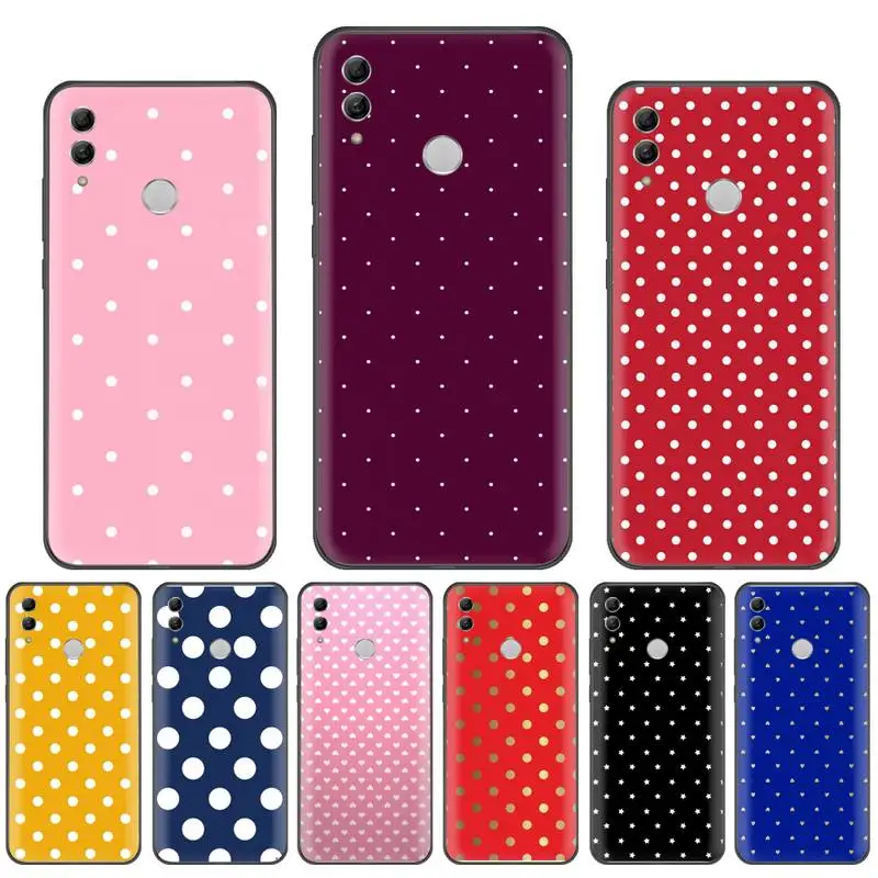 Точечный розовый точка Новое поступление чехол для сотового телефона Huawei P9 P10 P20
