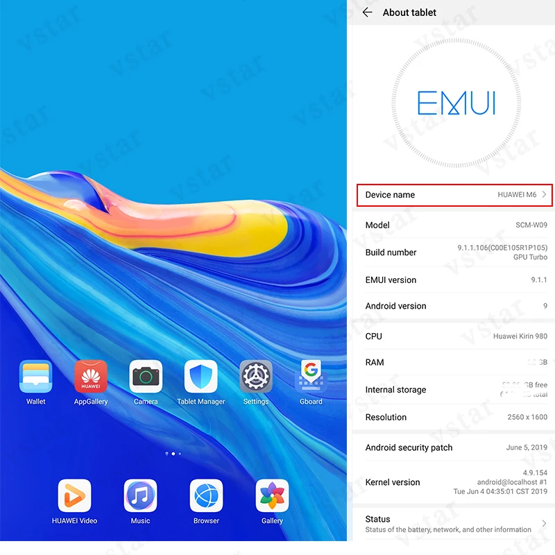 Планшет Huawei Mediapad M6 10 8 дюйма 4 + 128 ГБ Kirin 980 ядер Android 9 0|Планшеты| |