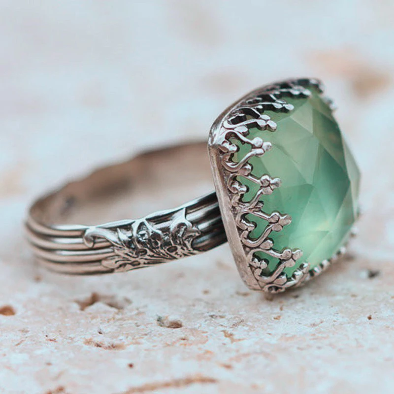 

Classical Cubic Austria Crystal Zircon Ring Romantic Valentine's Gift For Women