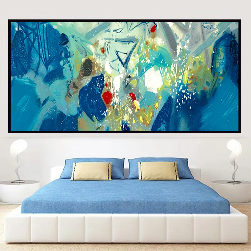 

100% Hand Painted Abstract Color Art Oil Painting On Canvas Wall Art Frameless Picture Decoration For Live Room Home Decor Gift