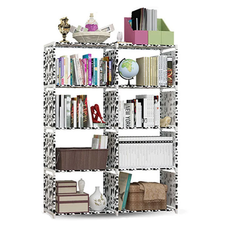 Multi function Bookshelf Student Simple Bookcase DIY