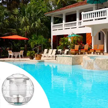 

7 Color Solar Powered lamps Panel Self-Recharging Floating LED Ball for Garden Q0KF