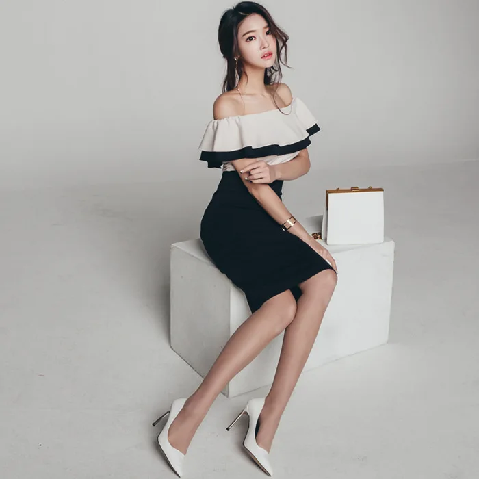 Элегантное платье с открытыми плечами в стиле богини, летняя одежда, стиль, сексуальное женское платье для ночного клуба, женская одежда