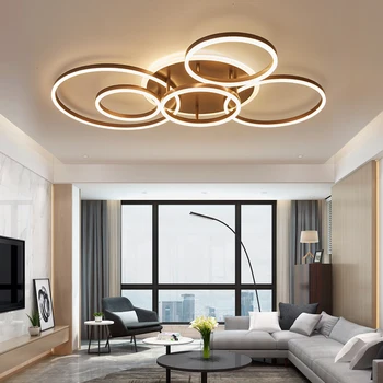 

Brown/white led chandelier For Living Room Bedroom kitchen chandelier Inddor Home Lighting modern chandelier Lighting lampadari