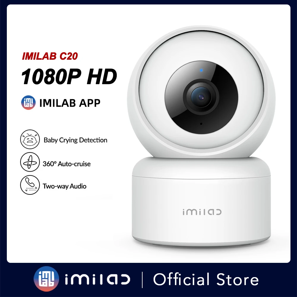 Imilab-監視カメラc20  c20pro 1080p/2k,暗視,屋内スマートホームセキュリティ,ベビーモニター,ウェブカメラ -  AliExpress セキュリティ  プロテクション