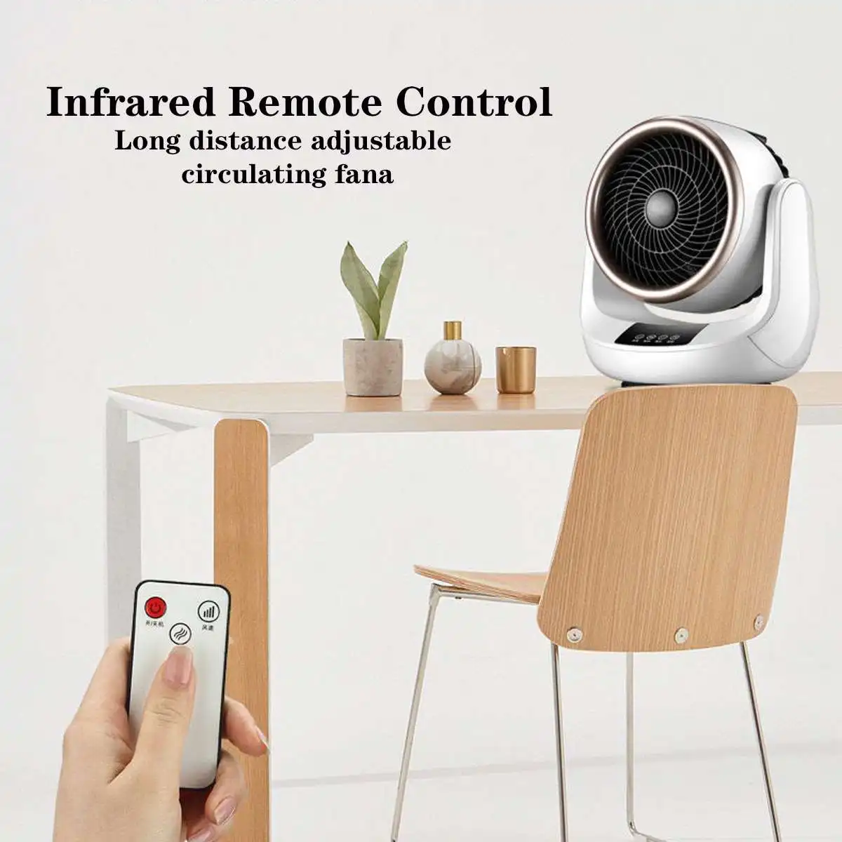 1500W elektrisk varmelegeme bærbar ventilatorvarmer mini stationær luft kold varm varmer ventilator vinter 3 gear hjem praktisk varmemaskine_voghion.com