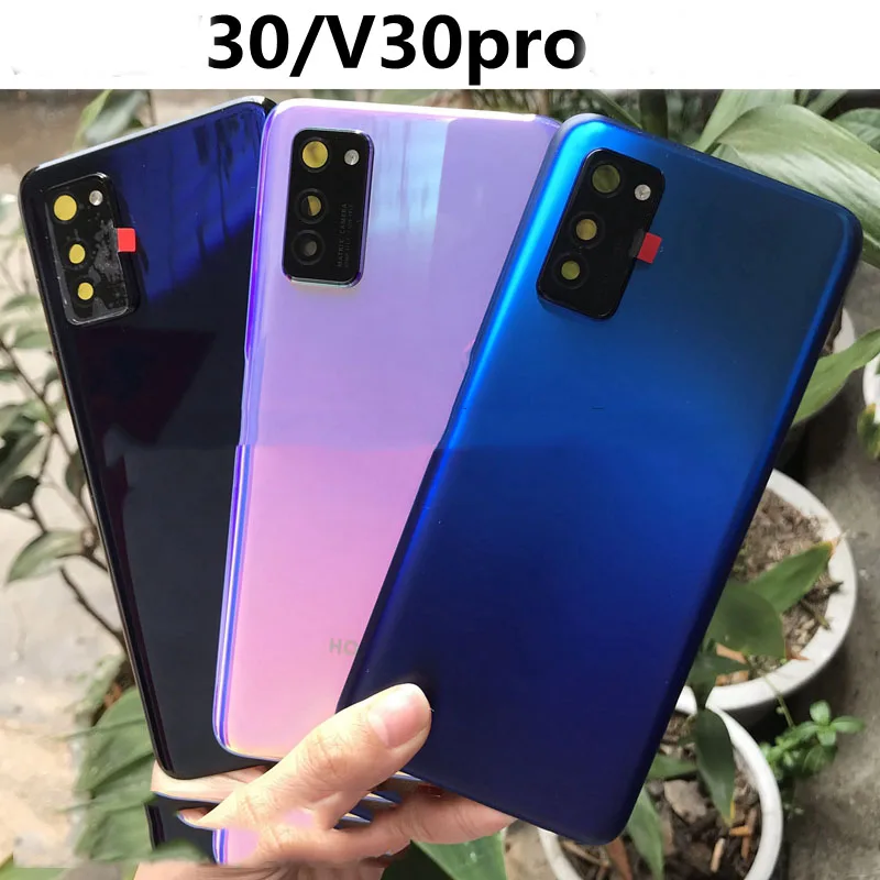 

Original Glass For HONOR V30 Back Battery Back Cover with Camera Lens for Huawei Honor V30 Huawei Spare