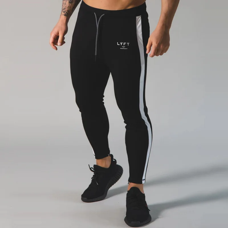 

Spring and Autumn New Running Fitness Sports Pants Europe and The United States Slim Men's Breathable Elastic Hip-hop Pants