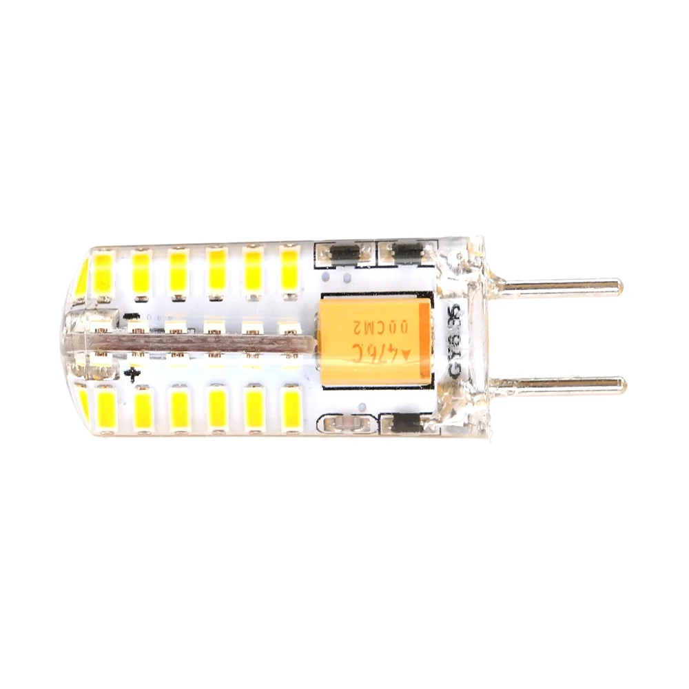 GY6.35 светильник-излучающая Диодная лампочка AC/DC12V 2W 350lm 48-3014SMD галогенная лампа кукурузная хрустальная люстра светильник