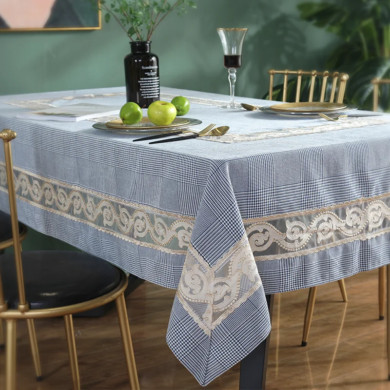 American Light Luxury Tablecloth Rectangular Tablecloth Retro Coffee