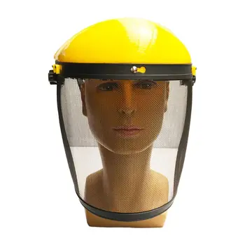 

Safety helmet mask Cut grass Protective screen for brush cutter forestry E5BA