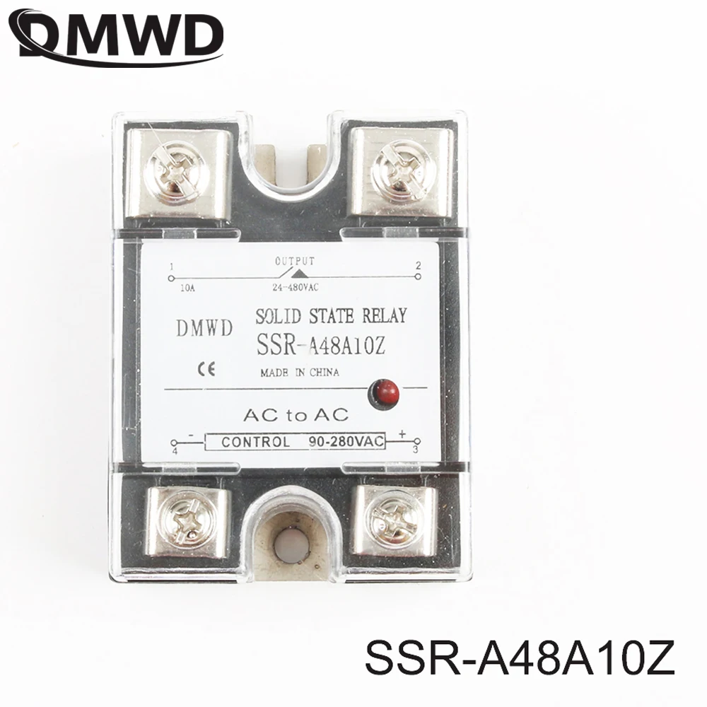 Твердотельное реле DMWD SSR 10AA 10A 90 280 В переменного тока до 24 480 тока|Реле| |