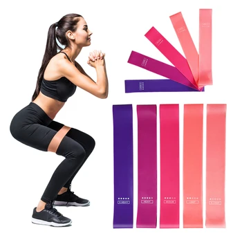 

Mini Loop Resistance Bands Rubber Yoga Pilates Stretch Training Band For Home Gym Rehab Physical Therapy Rehab Workout Exercise
