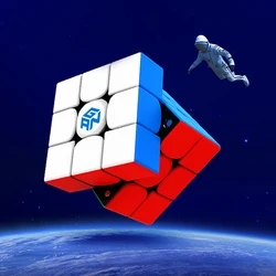 Gan cubo magnético 3x3 velocidade 356 xs cubo mágico enigma profisional educacional antistress 3x3x3 cubo mágico brinquedos para crianças adultas