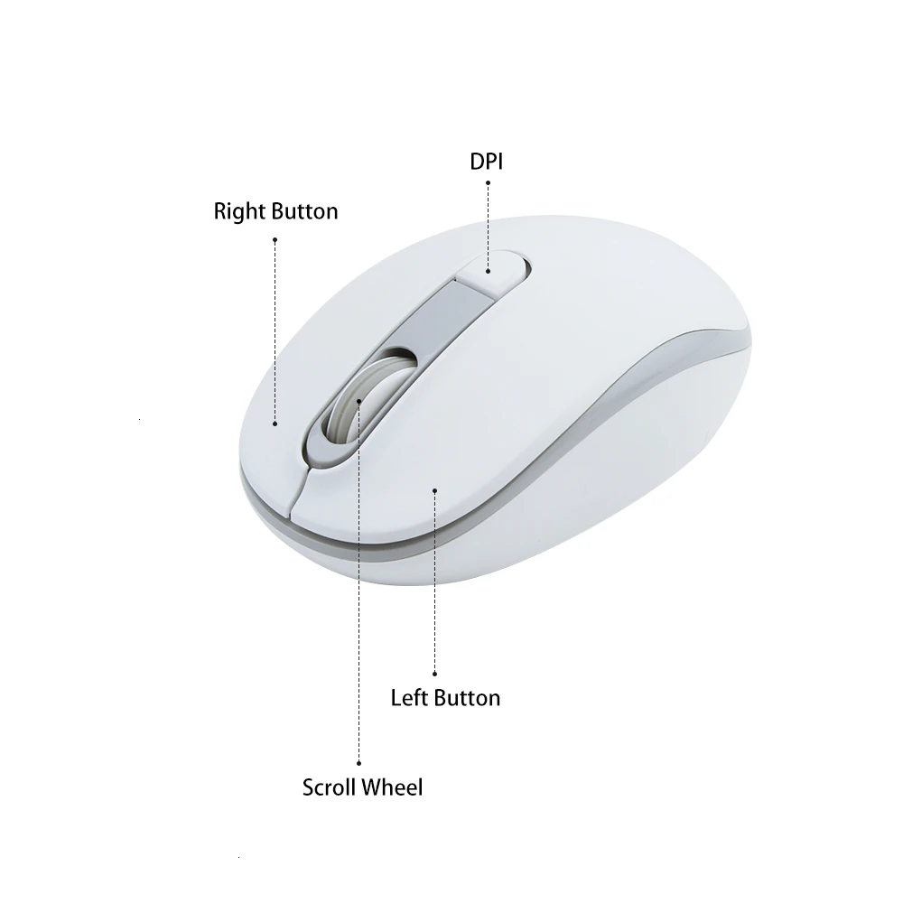 Беспроводная мышь портативная маленькая эргономичная Mause оптическая USB компьютерная мышь для Xiaomi ноутбук ПК ноутбук для Apple Macbook Air Pro