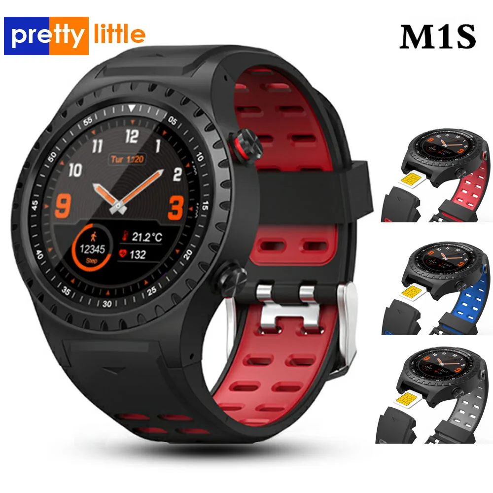 

Smart Watch Men M1S Smart Watch Support SIM and Bluetooth Phone GPS Men's Outdoor Sports with Heart Rate Monitoring Smartwatch