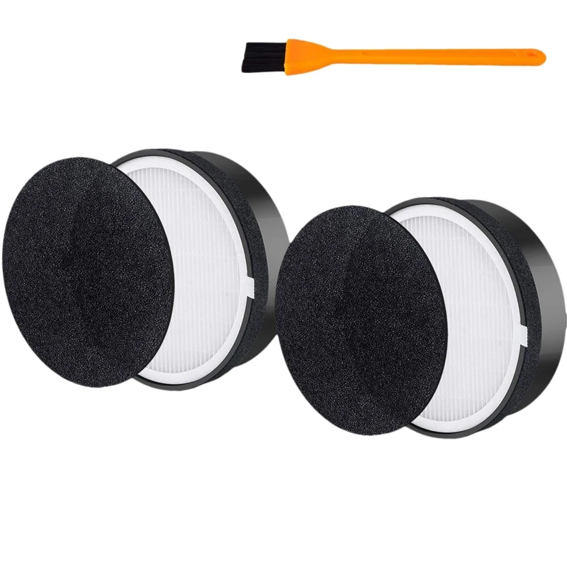 

2 Packs Air Purifier Replacement Filter for Levoit Lv-H132 True Hepa and Activated Carbon Filters Set Compatible with Part Lv-H1