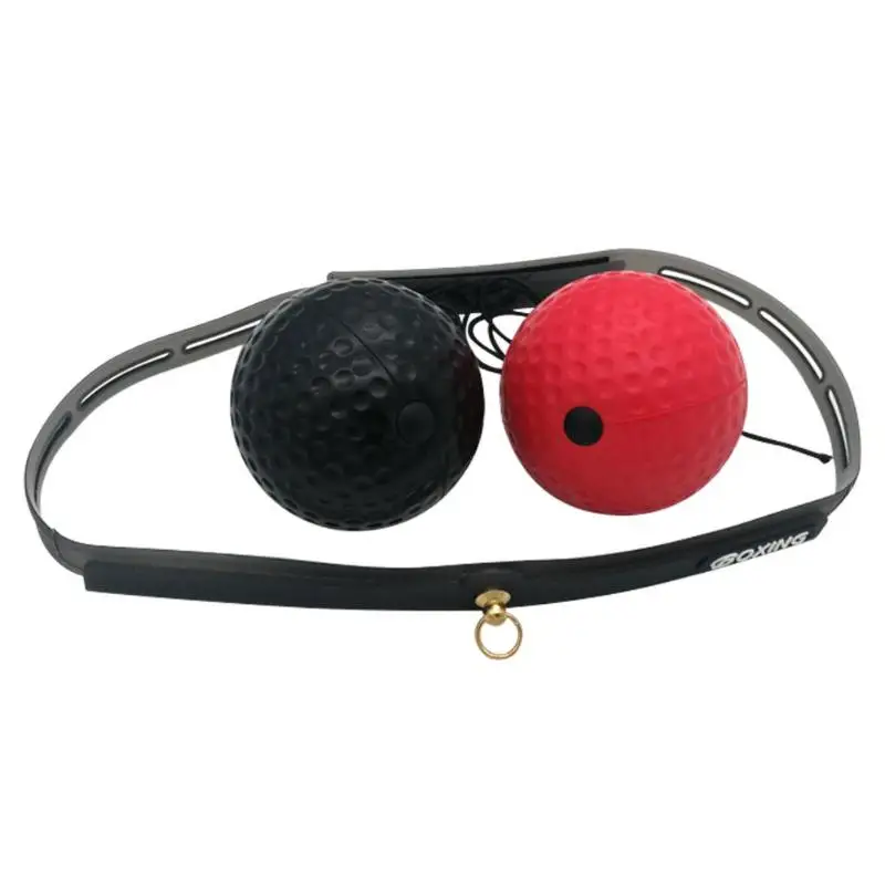 hard ball soft ball Боксерский рефлекс скорость удар мяч оголовье эластичный канат набор для Sanda боксер - Цвет: hard ball soft ball