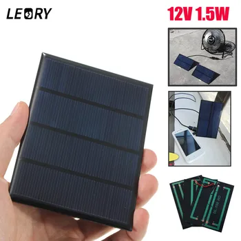 

Solar Panel 12V 5V 0.5W 1.5W 3W Mini Solar System DIY For Battery Cell Phone Chargers Portalbe Solar Cell