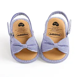 Sandalias de lunares, zapatos de moda para niñas recién nacidas, sandalias con lazo para niñas, sandalias de algodón para niñas