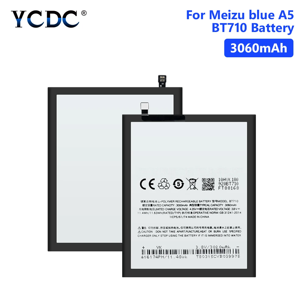 Запасная батарея для мобильного телефона Meizu Blue A5 BT710 M5c M710M M793Q полимерная литий