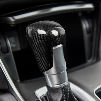 

1 Piece Car Carbon Fiber Gear Shift Knob Cover Trim Sticker Stylish For Honda Accord 10th Gen 2018-2019 Auto Interior Sticker