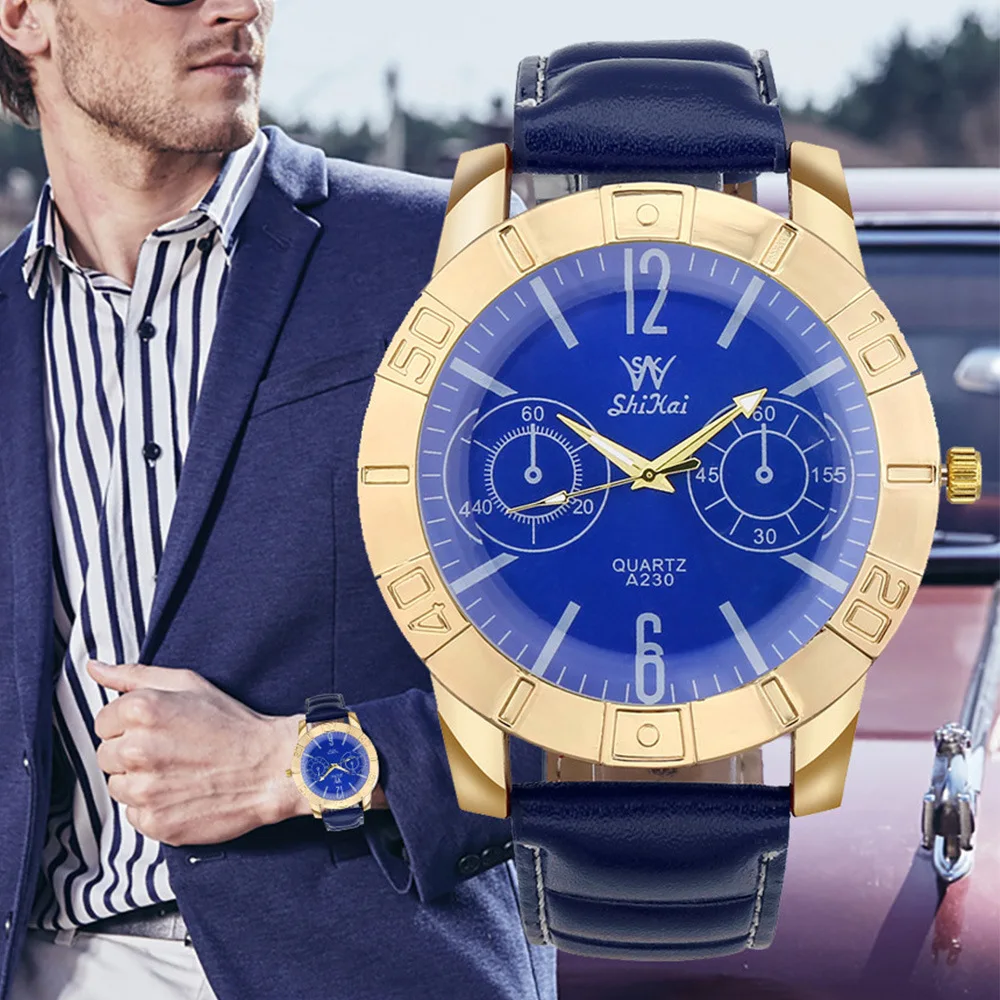 

New Products Product Arrival Fashion Creative False Eyes Leather Belt Quartz Watch MEN'S Watch Students Wristwatch