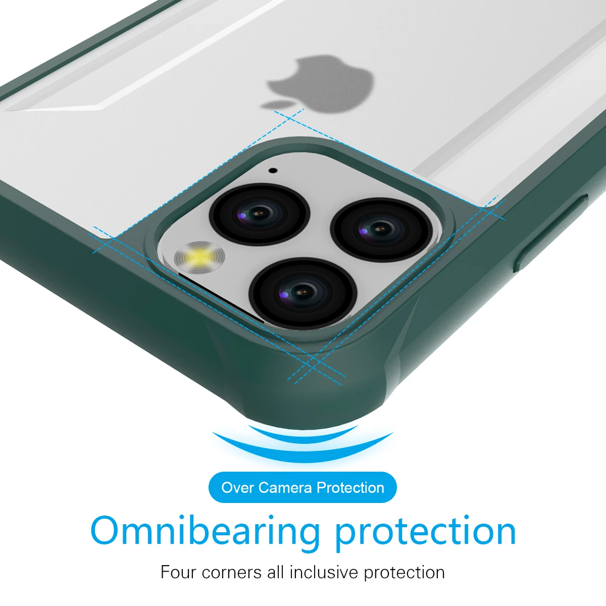 Для iPhone 11 11 Pro чехол прозрачный гибридный TPU+ PC прозрачный противоударный защитный чехол для iPhone 11 Pro Max XI чехол