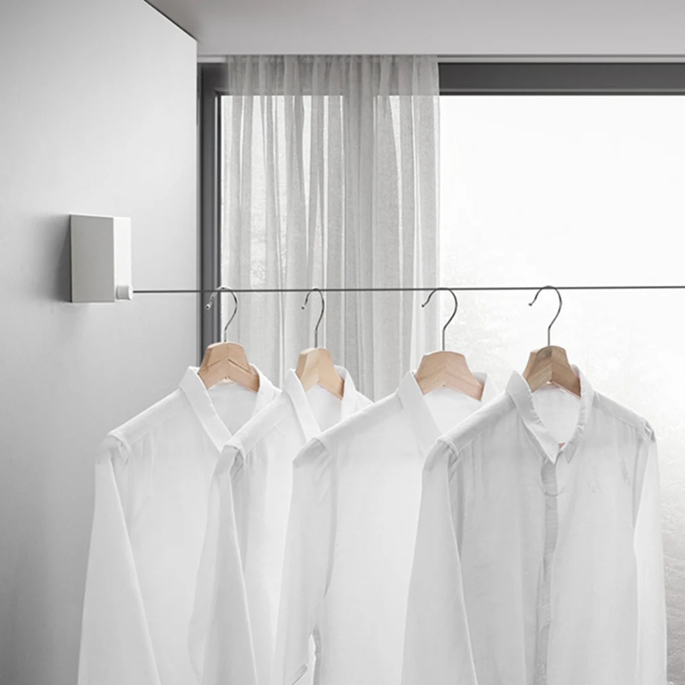 

Portable Invisible Clothesline Telescopic Stainless String Invisible Clothesline Retractable Dryer Hanger Hanging Clothes Line