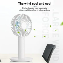 Переносной мини-вентилятор Ручной 3 Скорость портативный вентилятор с Перезаряжаемые 3350 мА/ч, USB, Порты и разъёмы мини умный вентилятор для дома подарок на Рождество