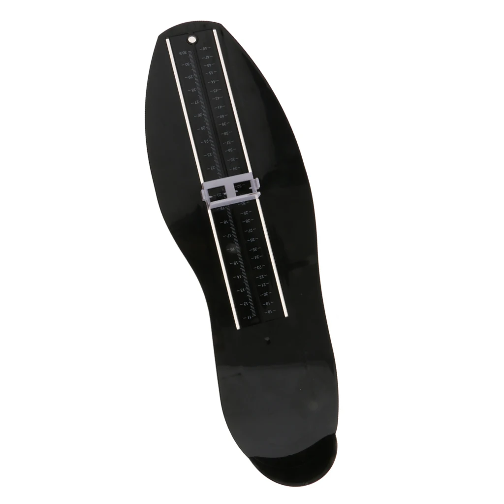Footful Adults Foot Measure Shoes Gauge Tool Measurer for Men Women Black