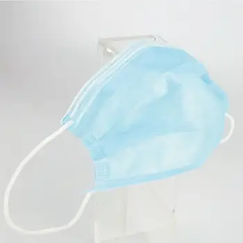 

50 100 PCS 3 Layer Non Woven Disposable Face Mask Dust Filter Safety Elastic Facial Dust-Proof Safety Hanging ear Masks