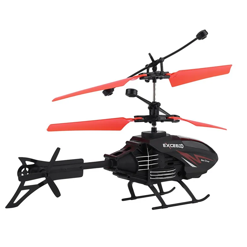 Mini RC Infraed Induction Helicopter Aircraft Flashing Light Toys mini drone Christmas Gift #4D20 (13)
