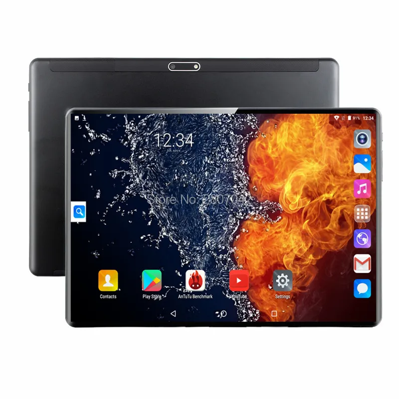 

10 inch 3G 4G LTE Phone call Octa Core 6GB RAM 64GB ROM android 9.0 tablet PC 10.1 64GB 128*800 IPS Dual Cameras Wifi Bluetooth