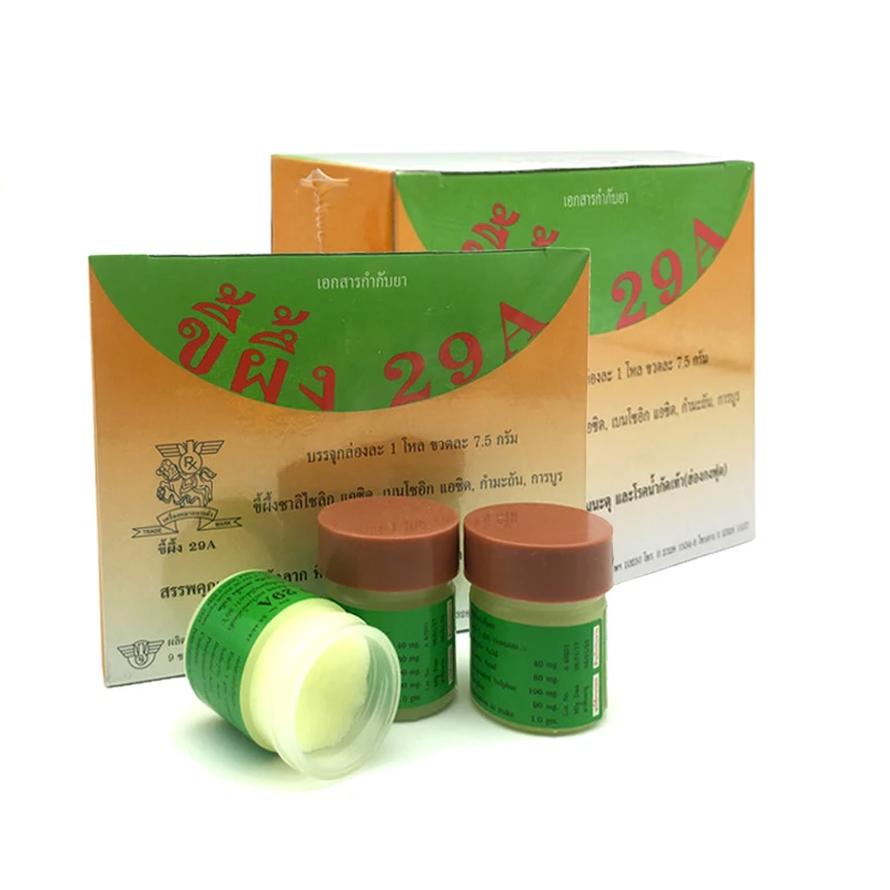 24PCS/2boxes Thailand 29A Natural Ointment Psoriasi Eczma Cream Works Well For Dermatitis Psoriasis Eczema Urticaria Beriberi | Красота и