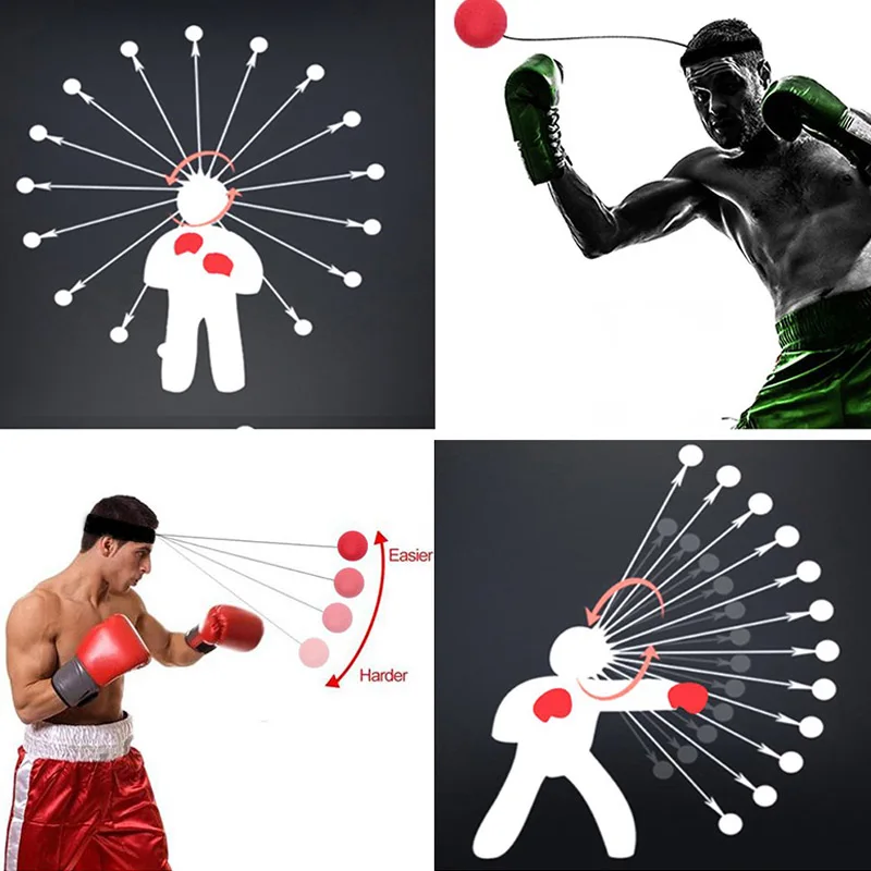 Горячая бокс скорость боксерская груша рефлекс Training повязка улучшают реакцию Муай Тай, занятий в спортзале, зрительно-моторная координация боевой мяч