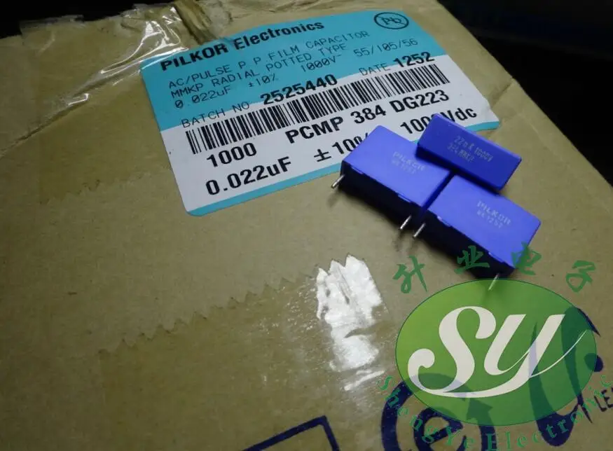 50 шт. PILKOR MKP 0 022 мкФ/1000 в 22NF 223 новый пленочный конденсатор 15 мм Бесплатная доставка