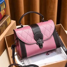 

Women's bag 2021 new hit color rhombus simple women's handbag shoulder messenger bag