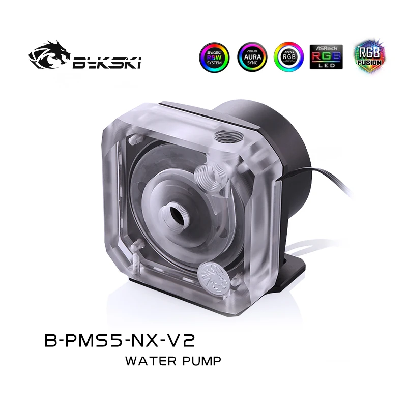 Bykski B PMS5 NX KJ PWM Armor Pumps насос серии D5 максимальный расход 1100л/ч Максимальный подъем 3