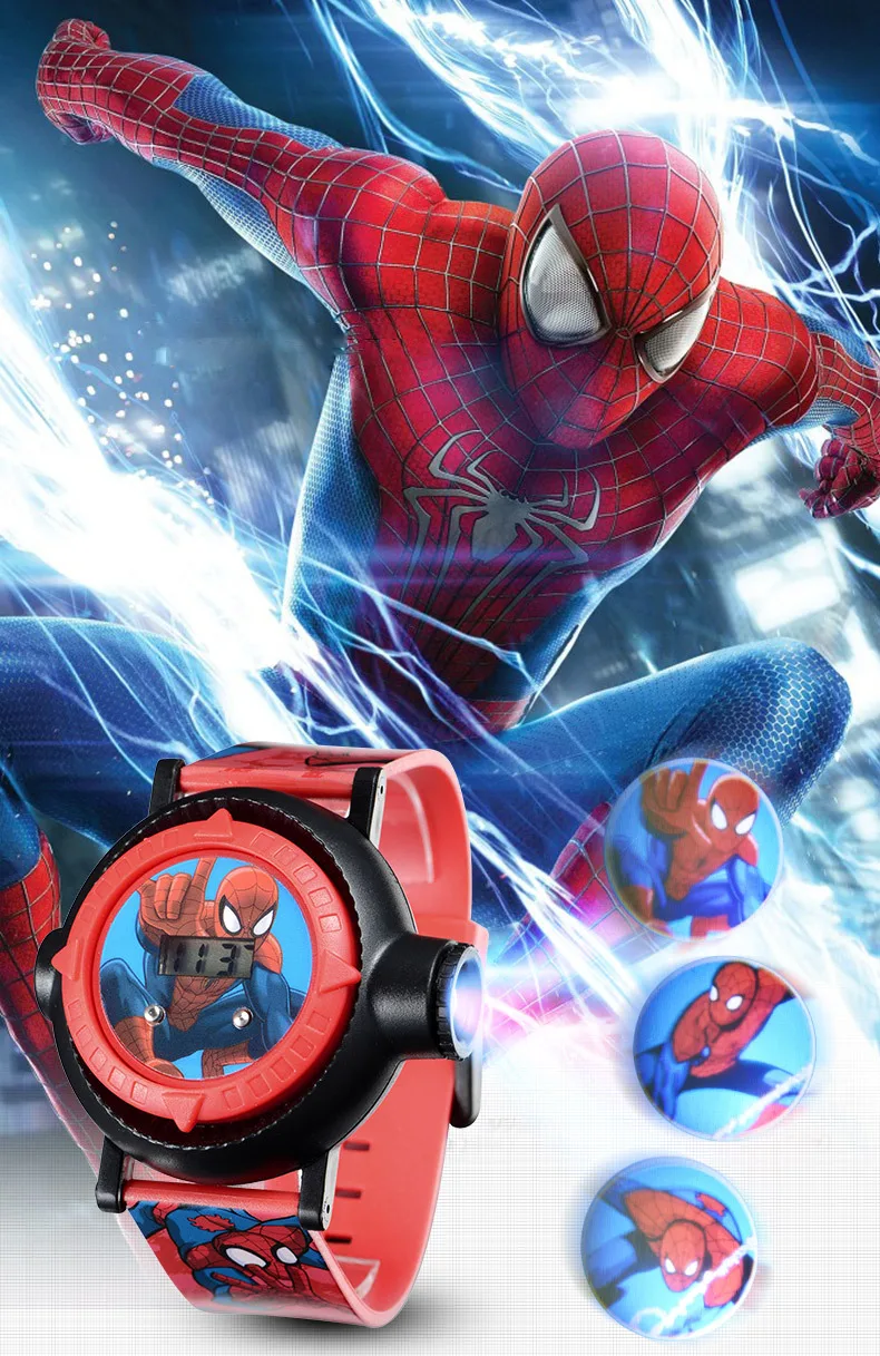 Hombre Araña Reloj Para NiÃ±os De Superheroes Reloj Spiderman