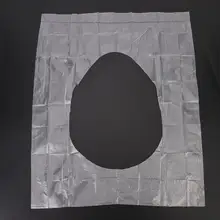 50 шт одноразовые Водонепроницаемый сиденье для унитаза крышка коврик для Отдых Путешествия Бизнес туда и обратно больница отеле