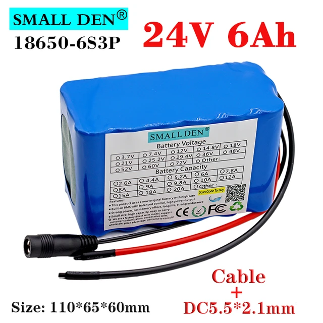 24V 20Ah LiFePO4 Battery Pack +29.2V 5A Charger 8S3P-32700 with