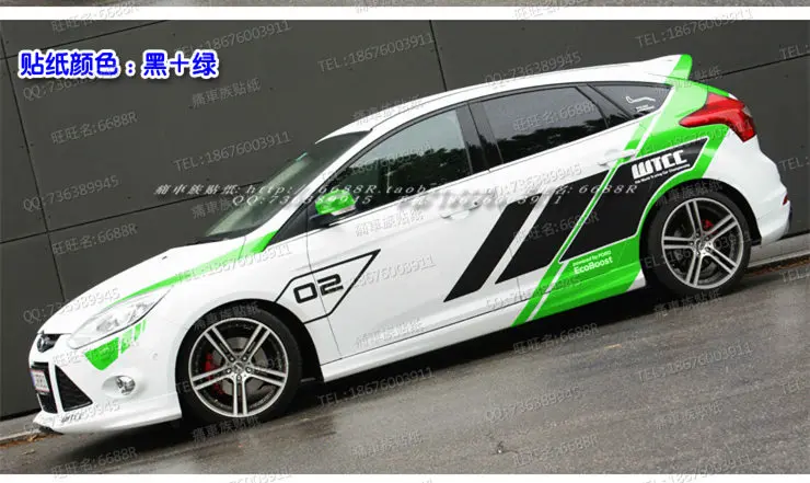 Car stickers For Ford Focus- Lahua decorative stickers Focus body decoration modification stickers