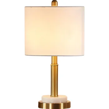 

Modern Simple Copper Marble Dimmer Table Lamp for Bed Room Kind's Room Bar Fashion Simple Desk Reading Light H 46/63cm 2512