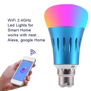 

RGBW LED Lamp LED Light Bulb LED Bulb Bedroom Party Decoration WIFI Control Home Wireless for Amazon Alexa Durable Bar