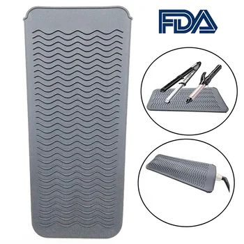 

Multifunction Silicone Hair Iron Mat Heat Resistant Pouch Hair Mat Pouchsfor Curling Hair Flat Straightener Salon Styling Tools