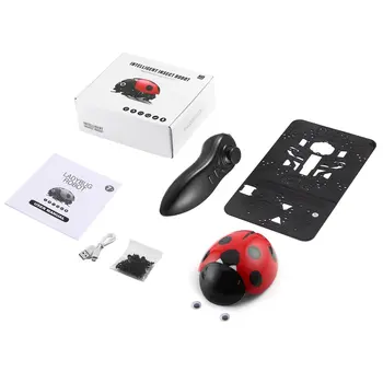 

Remote Control Simulate Ladybug Beetle Electronic Toy DIY Children Kids Birthday Gift Novelty Toys Simulation Scramble Insect